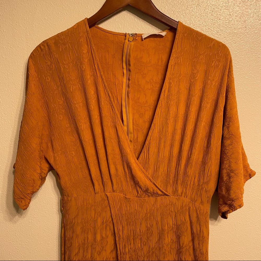 Mustard Yellow Vintage Inspired Dress Size 12-14